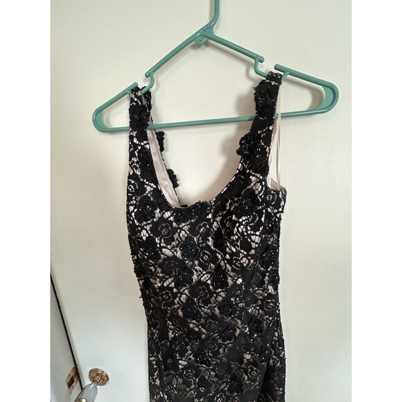 JS Boutique Womens Black Lace & Sequin Cocktail Dress Size 4 - Picture 7 of 16
